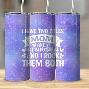 20 Oz Customizable Straight Tumbler with Sliding Lid and Clear Plastic Straw